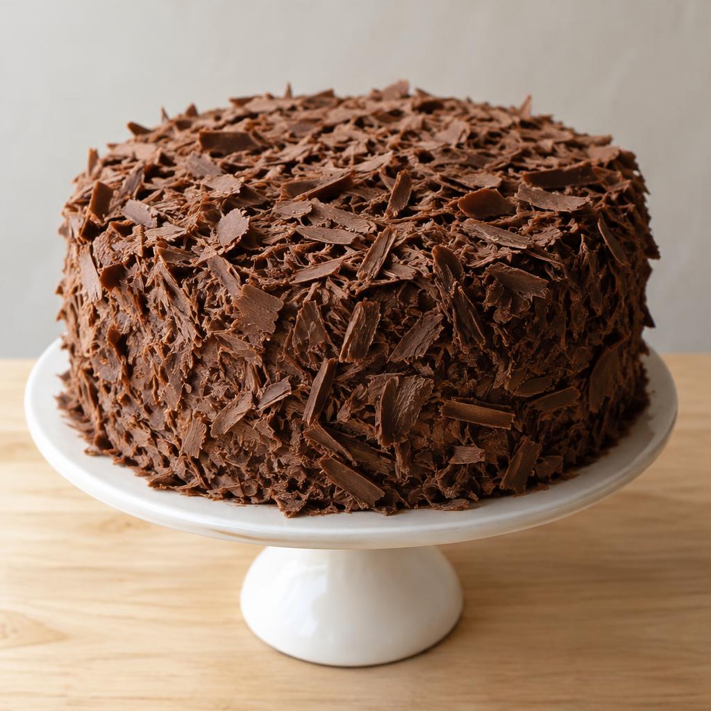 Bolo com Raspas de Chocolate